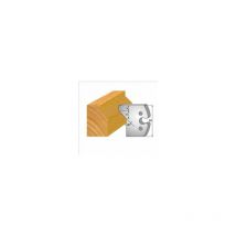 Luxoutils - 271: Jeu de 2 fers 50mm chanfrein 45° pour porte outils 50mm