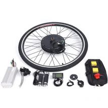 28 pouces roue avant e Bike kit de conversion vélo électrique kit de conversion vélo Ebike kit d'adaptation suspension avant 48 v 1000 w