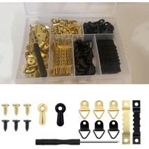 281 Pcs Crochets Cadres Murals et Accroches Cadres pour Fixation des Décorations Murales