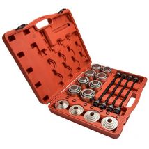 28pcs Press Pull Sleeve Kit Rimozione Cuscinetti Boccole Di Installazione Set Kit Strumenti Guarnizioni Cuscinetto Cespuglio Rimozione Inserto Inserto