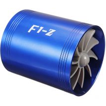 Drillpro - 2.95 pouces voiture nouvelle double double Turbine d'admission d'air économiseur de carburant Turbo Turboing chargeur ventilateur Kit