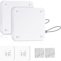 2-teiliger automatischer Türschließer, automatischer Türschließer mit Sensoren, stanzfrei, mit Kordelzug, Türschließer, selbstschließend für die