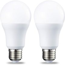2er-Pack E27 12 w, 5000 k (positives Weiß) LED-Glühbirnen mit Schraubsockel. Nicht dimmbar