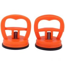 2er-pack Glassauger, Hand-fensterheber, Glasfliesenheber-greifer, Spiegelheber – Orange