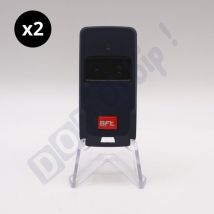 BFT - Satz von 2 Fernbedienungen mitto cool c2 (ersetzt die mitto 2B Ref: rcb02 r1) - 2 Tasten, 433.92 mhz, Rolling Code für Tore und Garagentore