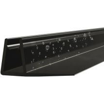 Schwarze Duschdichtung Für Schiebetüren Senkrecht Wasserabweiser Dichtungsprofil Ersatzdichtung Für 8-10 Mm Glasstärke 185 Cm - Witen&nock
