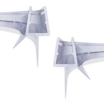 Witen&nock - 2er Set Duschdichtung Gebogen Ersatzdichtung Für Viertelkreis -und Rundduschen Glasstärke 5 Mm 6 Mm Länge 50 Cm