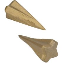 2er Set Holzspalter Holz Spaltgranate Spaltkeil Spaltkreuz Holzspaltkeil