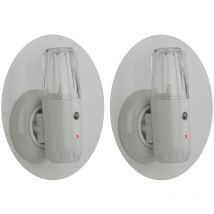 Niermann - 2er Set LED-Nachtlichter 3in1 Multifunktions-LED Taschenlampe & Notbeleuchtung