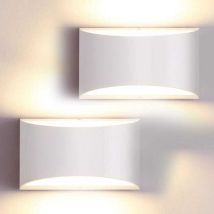 2er Set Led Wandleuchten 7w – Up Down Wandlampe Warmweiß