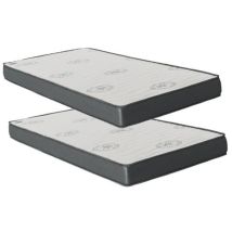 2er Set Matratzen Viskoelastisch 105x190x20/105x190x15cm