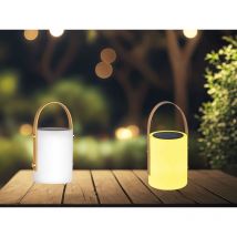 2er set Outdoor Solar Tischleuchten 24cm mit Fernbedienung & rgb Farben