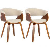 2er Set Stühle Bruce Stoff