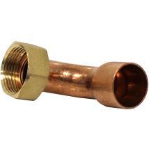 Raccord cuivre coudé 2 pièces Femelle écrou libre Ø22-3/4