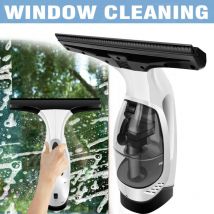2IN-1 Aspirateur de vitres rechargeable Filtre HEPA Essuie-vitres Grand réservoir d'eau