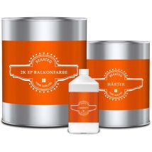 2k Epoxidharz In Ral9010 Reinweiss 10kg Für Balkon & Terrasse Bodenfarbe