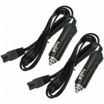 2m 12v Voiture Glacière Réfrigérateur Allume-cigare 2 Broches Chargeur Câble