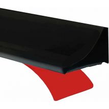 Minkurow - 2m Noir Barriere Douche Et Système De Rétention Silicone,Anti Débordement Seuil De Douche Barrage D'eau En Caoutchouc Autocollante,Joint