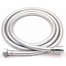Tuyau de douche 2m, tuyau de douche en laiton à double extrémité - plus durable, résistant à la torsion et à la torsion,