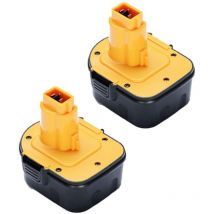 2PACK 12V 4.8Ah Ni-MH Akku Ersatz für Dewalt DC9071 DE9072 DE9074 DE9075 DE9501 DW9071 DE9037