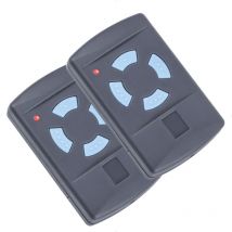 Sjqka - 2PACK Sdre HSM4 868 MHz Control remoto de garaje con 4 botones Color azul Reemplaza los transmisores Hormann 868 MHz HS4 HSM2 HSP4 868 HS1