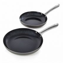 2pce Frying Pan Set 24/28cm