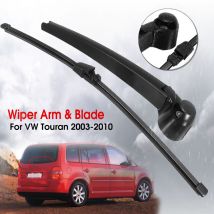 Insma - 2pcs 16 & quot Car Rear Window Windshield Arm & Wiper Blade Set For vw Touran 2003 2004 2005 2006 2007 2008 2009 2010