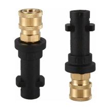 Start - 2PCS Adaptateur pour pistolet de lavage sous pression, pour raccord rapide 1/4'' Compatible avec les nettoyeurs haute pression