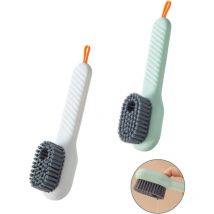 2pcs Brosse pour Nettoyer Les Chaussures,Nettoyant pour Sneakers,Brosse à Chaussures