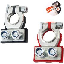 2PCS Car Battery Terminals, Car Battery Terminal Connector Clamp, Battery Terminal, Positive Negative Car Battery Terminal, Car Battery Terminals,