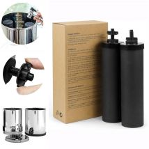 Catherine - Lot de 2 Filtre à eau certifié nsf/ansi 42&372, remplacement pour système de filtre à eau par gravité Berkey à eau compatible,Réduit les