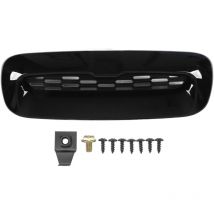 Kkmoon - 2pcs Frontmotor Motorhaubenentlüftungsverkleidung Hellschwarzer Luftauslassabdeckung Ersatz für Cooper s R56 R55 R57 R58 R59