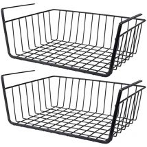 Rwoythk - 2PCS Panier Suspendu, Métallique Paniers à Étagères Empilables Panier de Rangement de Cuisine pour