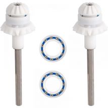 2Pcs Pool Cleaner Parts for MX8 MX8EL MX6 MX6EL Elite, Accessories Drive Shaft Tune-Up Pool Cleaner Replacement Pool Cleaner for Zodiac, with Motor