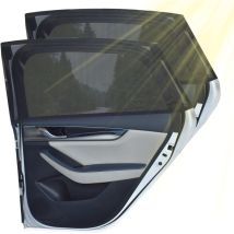 2pcs Protection Pare-soleil Vitres Arrière Latérales Universelle Pour Auto Suv Protégez Enfant & Animaux Bloquer Les Rayons Uv Chaleur Solaire