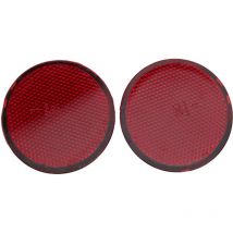 Treetalk - 2pcs réflecteur de pare-chocs arrière rond rouge auto modification fit pour nissan qashqai 2007-2015