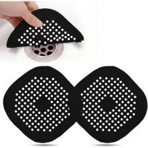 Kinsi - 2pcs Silikon-abflussschutz, Küchenspüle Mit Saugnapffilter