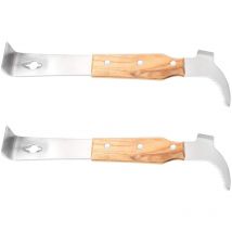 Ersandy - 2PCS Stainless Steel Beehive Scraper, Beekeeping Hive Tool Scraper Bee Hive Tool Scraper Beehive Scraper Beekeeping Tool Multifunction