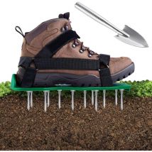 Einemgeld - Sandales Aérateur Pelouse, Chaussure à Gazon, Pelouse Ventilateur Scarificateur Gazon Scarificateur Gazon Ongles Chaussures pour Votre