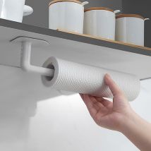 Serbia - 2pcs Towel Rack Kitchen Wall Mounted Space Saving Paper Roll Holder Under Cabinet New