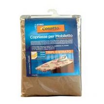 2PZ copriasse per mobiletto stiro triplo strato con mollettone - CM.120X65