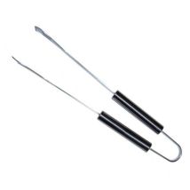 2PZ pinza in acciaio inox per barbecue con manico alluminio - lunghezza CM.35
