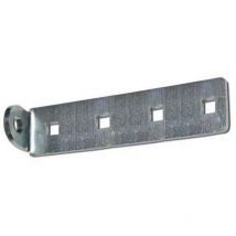 2PZ portalucchetto orizzontale in acciaio zincato mm 5X40X250