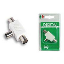 2BLISTER presa multipla tv a 2 uscite in blister - MM.9,5 37060