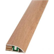 2PZ profilo curvo con base per laminato e parquet 'uni anodizzato argento