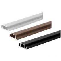 2PZ profilo traverso in alluminio x zanzariera linea b - CM.2.6X1X200 marrone RAL8017
