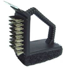 2PZ spazzola per barbecue a 3 funzioni