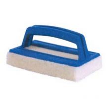 2pz Spugna Lavasciuga Spazzola Tampone Per Piscine - Cm.14x9x7h.