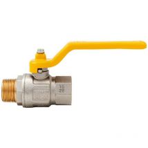 2PZ valvola a sfera per gas con leva 1/2 mf
