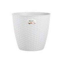 2PZ vaso natural bianco - CM.29X26.5H. - LT.12.5